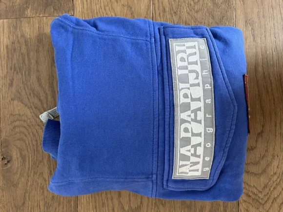Hoodie Napapijri koningsblauw maat XS