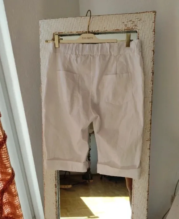 Hose kurz Sommer weiß Neu Stretchy 36/S