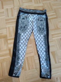 Hose Stoff Glitzer Italien S