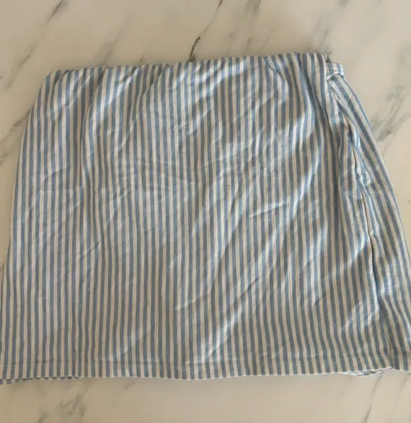 Hosenrock blau weiß gestreift von Asos