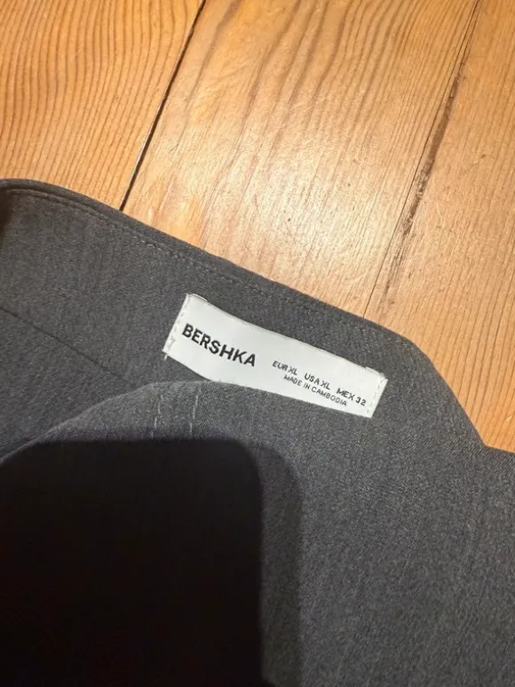 Hosenrock Grau von Bershka Größe XL