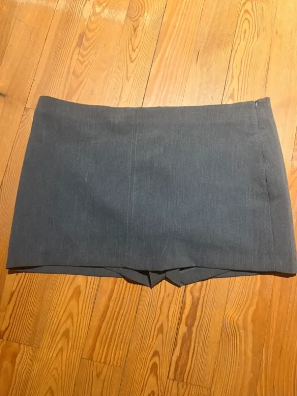 Hosenrock Grau von Bershka Größe XL