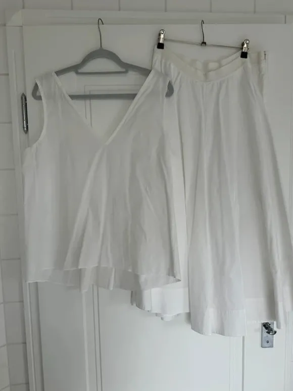 Hosenrock+Shirt • COS • 44 • weiß • Baumwolle • wie neu