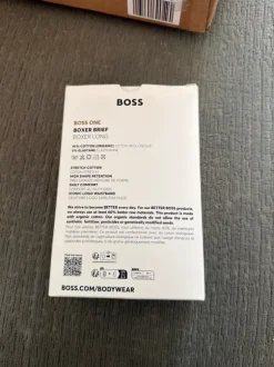 Hugo boss ondergoed maat L 3x lichtblauw, grijs en zwart - organic cotton