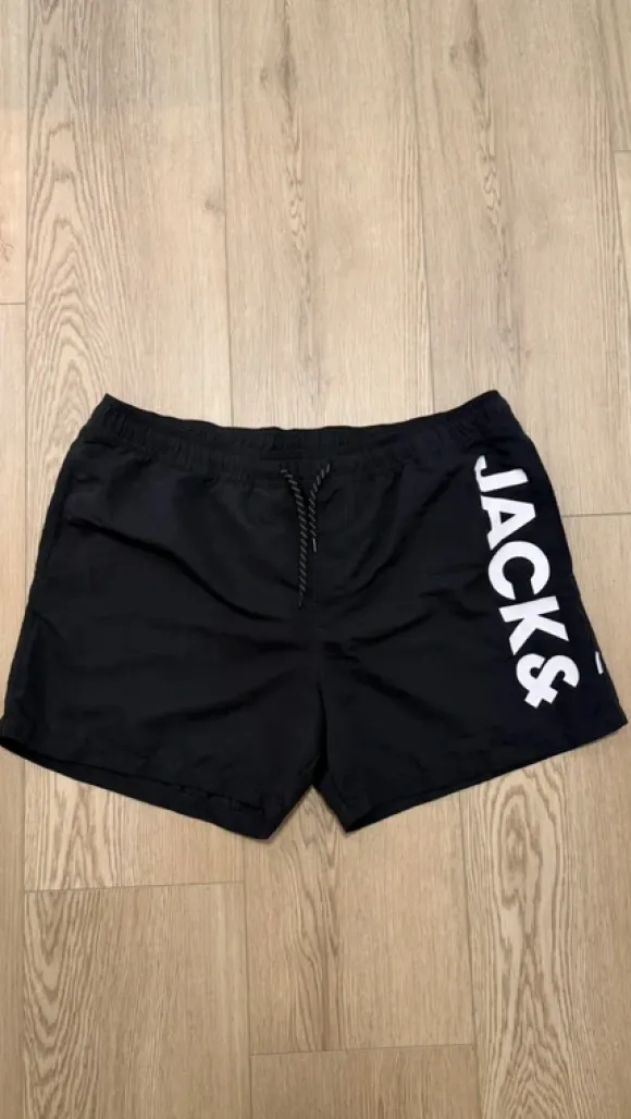 Jack & Jones Badehose Herren schwarz
