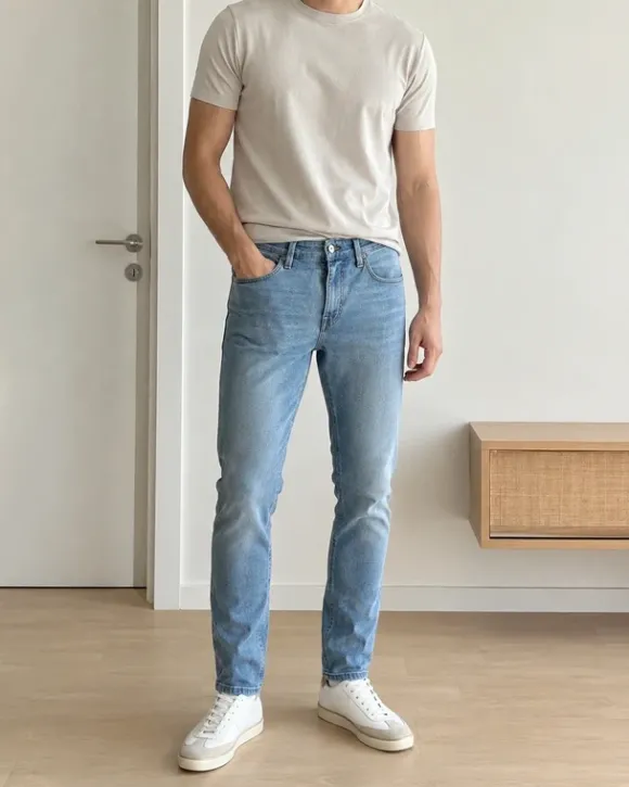 Jack & Jones Herrenjeans Slim Fit W30/L32 hellblau