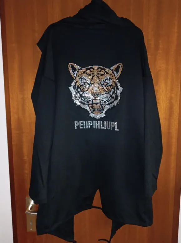 Jacke gr.L XL mit Tiger Print neu