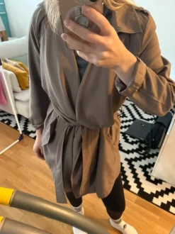 Jacke Khaki zum binden