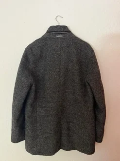 Jacke Mantel grau meliert Daunen MileStone