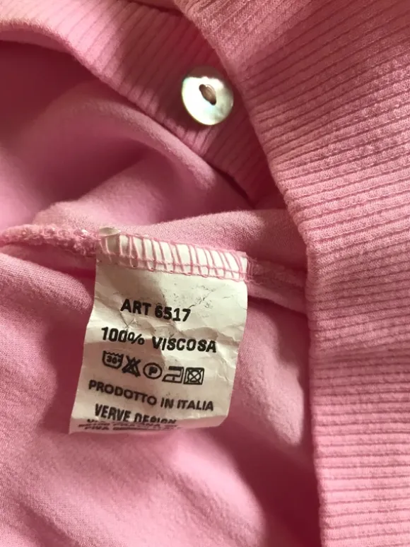 Jacke Top pink made in Italy neuwertig Viskose