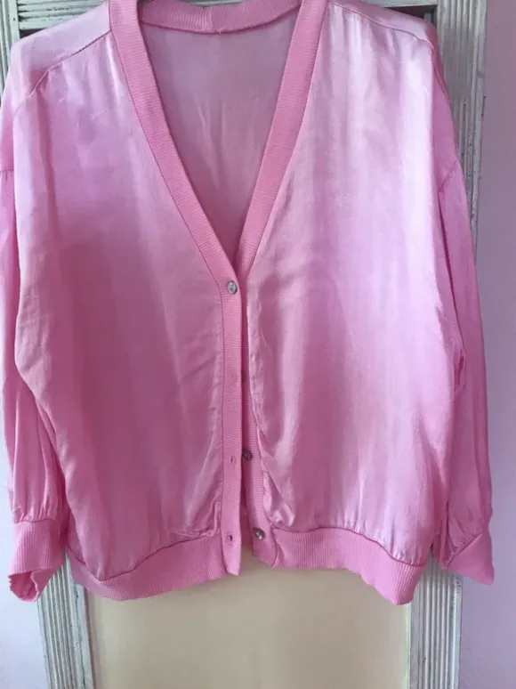 Jacke Top pink made in Italy neuwertig Viskose