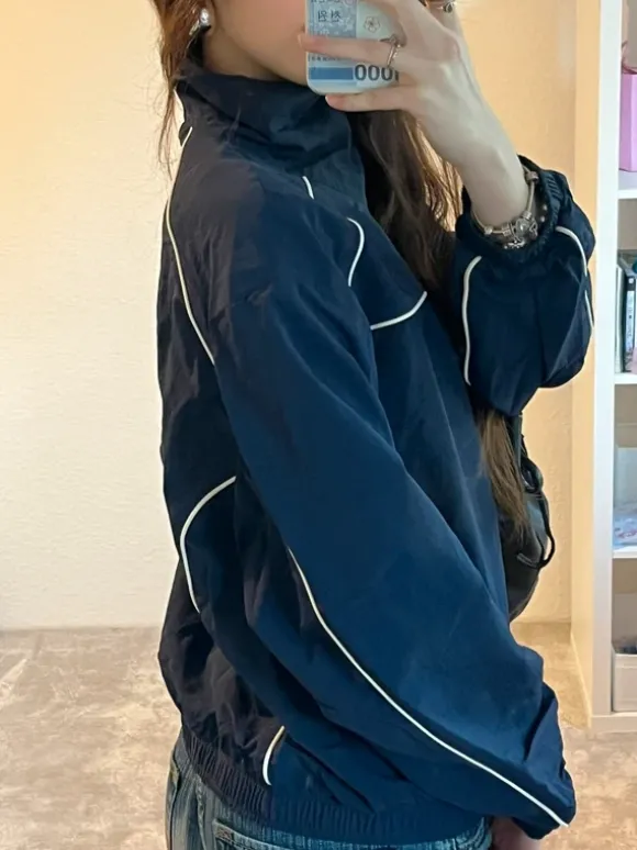 jacke y2k blau