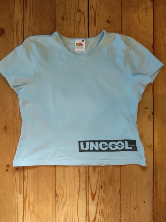 Jazzfestival uncool T-Shirt hellblau Fruit Of The Loom