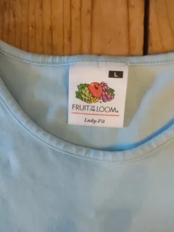 Jazzfestival uncool T-Shirt hellblau Fruit Of The Loom