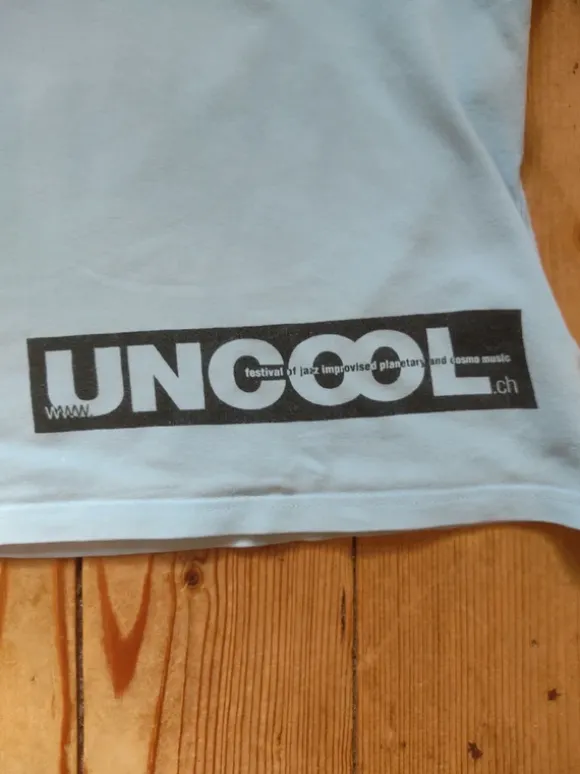 Jazzfestival uncool T-Shirt hellblau Fruit Of The Loom