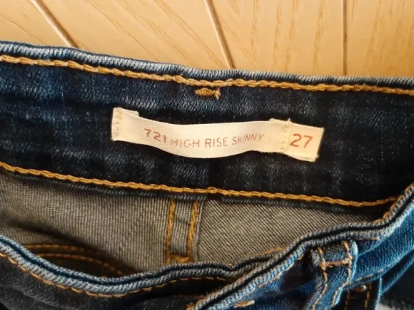 Jean Levi Strauss-Kahn 721 highlander rise skinny