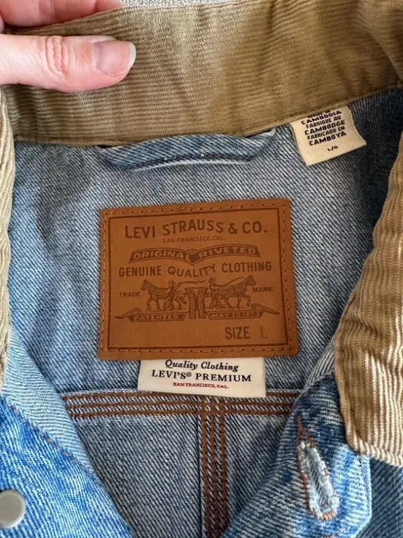 Jeans Jacke Gr. L