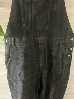 Jeans Latzhose schwarz