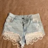 JEANS Shorts mit Spitze