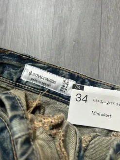 jeans skort