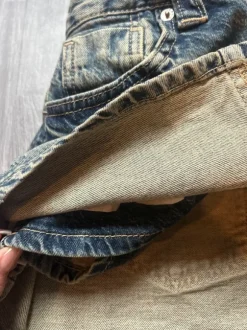 jeans skort