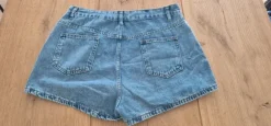 Jeans Skort Hosenrock Gr. 40 M L Damen Sommer 2026 Blogger weich
