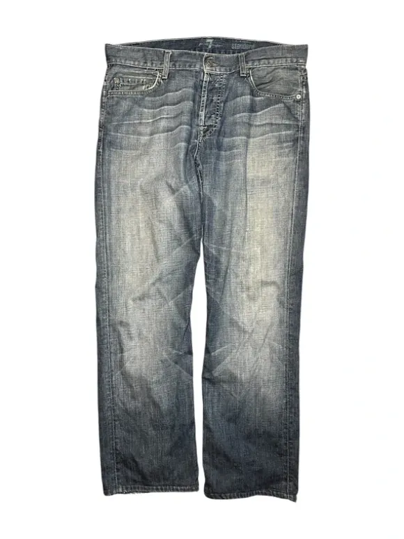 Jeans Straight Leg Vintage y2k Blau