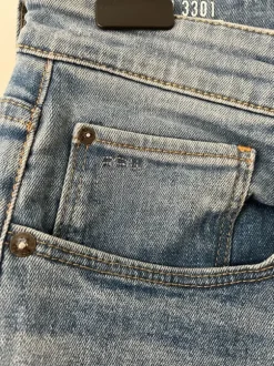 Jeans uomo Gstar Raw modello 3301 straight blu chiaro