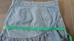 Jeansrock mit Volants