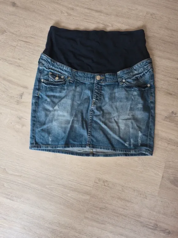 Jeansrock Umstandsrock