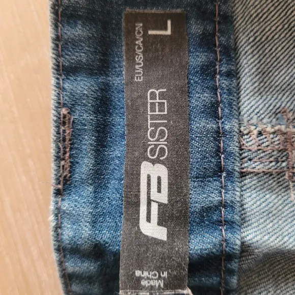 Jeansshorts, Jeans kurz, FB Sister Gr. L