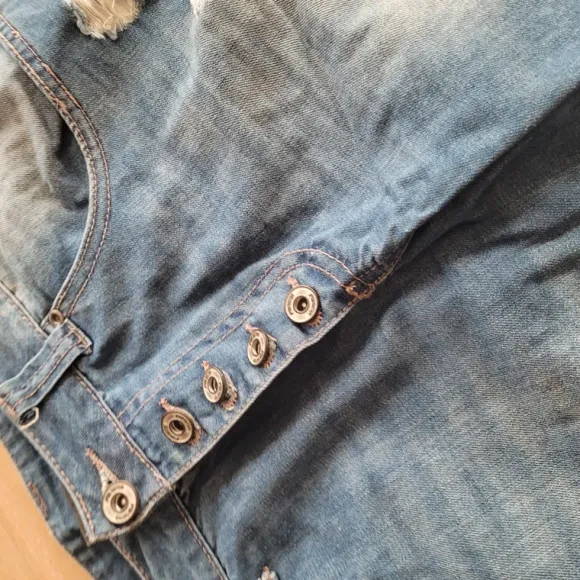 Jeansshorts, Jeans kurz, FB Sister Gr. L