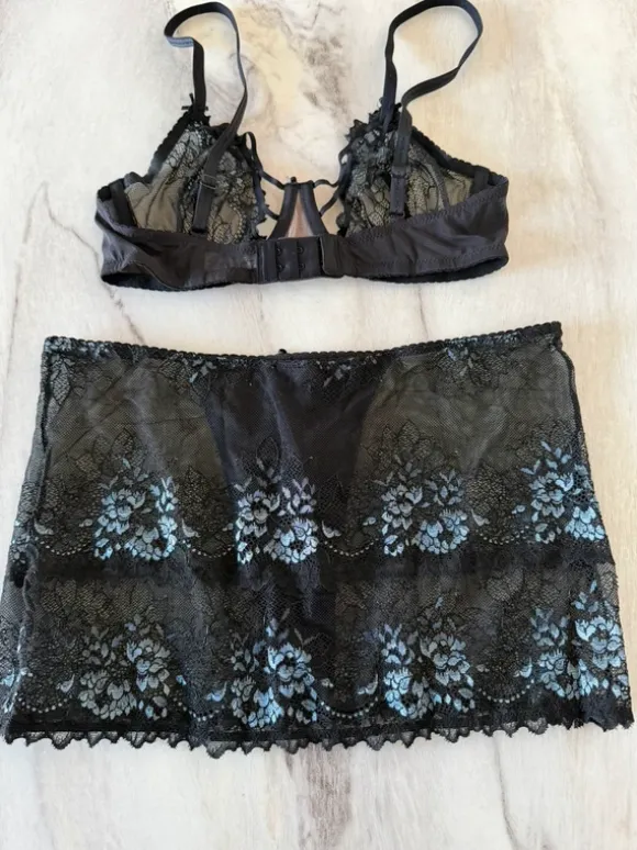 Jette Joop Dessous Set 70D Bh Röckchen S-M Neu
