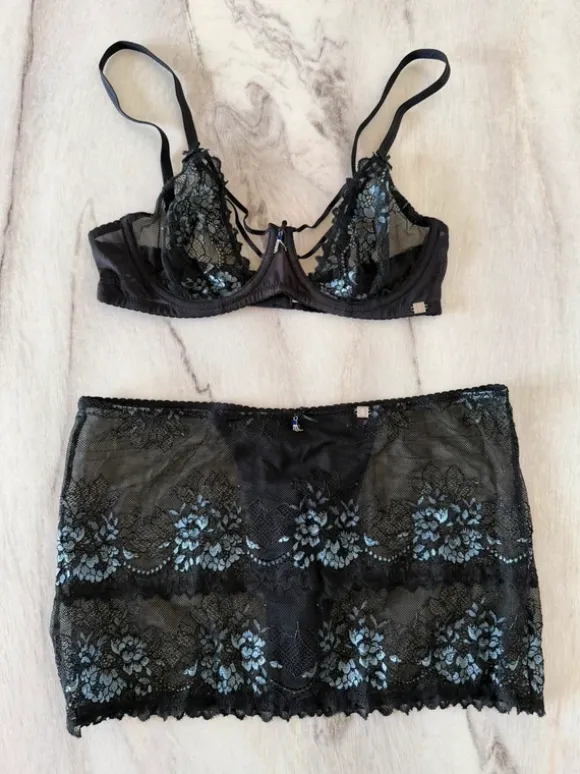 Jette Joop Dessous Set 70D Bh Röckchen S-M Neu