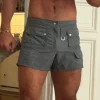 Jil Sander utility cargo shorts / technical swim shorts / archive