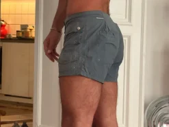 Jil Sander utility cargo shorts / technical swim shorts / archive