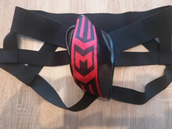 Jockstrap PU Schwarz/rot