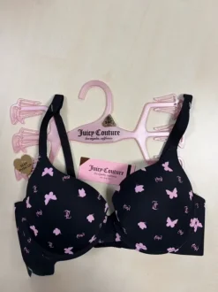 Juicy Couture BH Bombshell Push up schwarz rosa pink