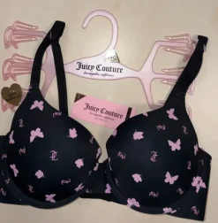 Juicy Couture BH Bombshell Push up schwarz rosa pink