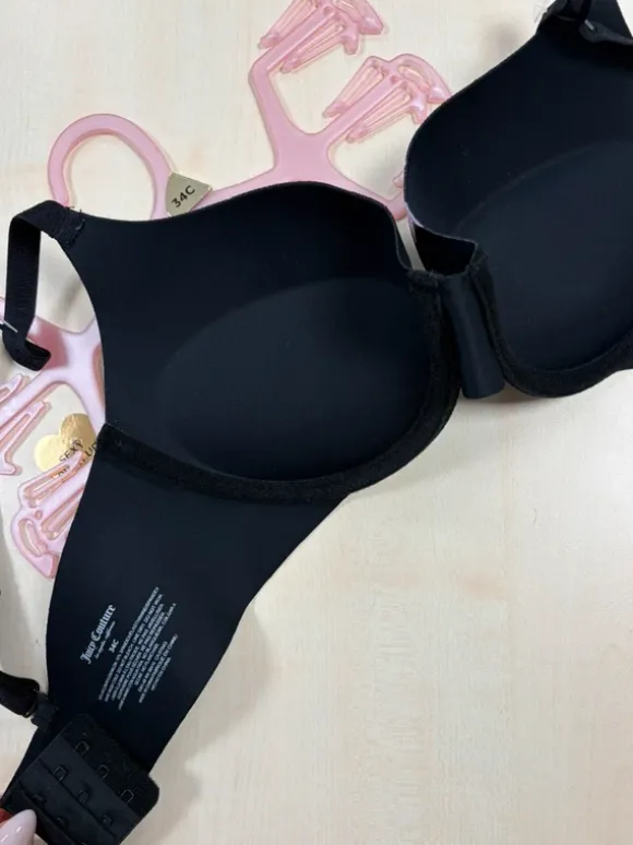 Juicy Couture BH Bombshell Push up schwarz rosa pink