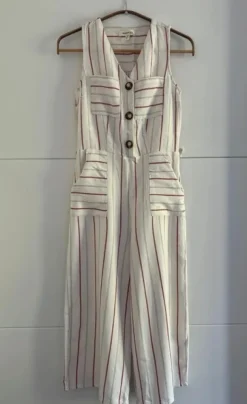 Jumpsuit, Einteiler aus Leinen