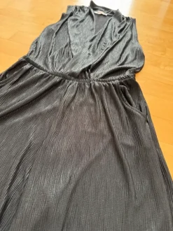 Jumpsuit, elegant, schwarz, 7/8