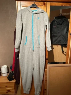 Jumpsuit grau Sweat