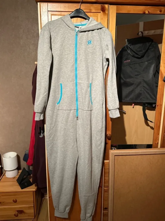 Jumpsuit grau Sweat