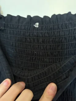 Jumpsuit lang, schwarz, Größe S
