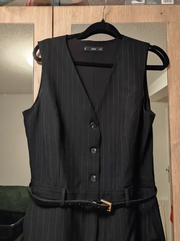 Jumpsuit Mango Schwarz