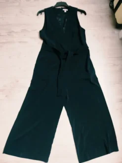 Jumpsuit Overall blau Gr. 44 mit Bindegürtel