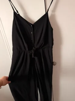 Jumpsuit schwarz L zum binden