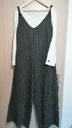 Jumpsuit/Overall Made in Italy 100% Leinen