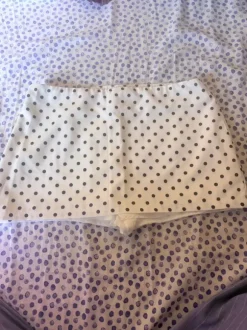 Jupe short à pois